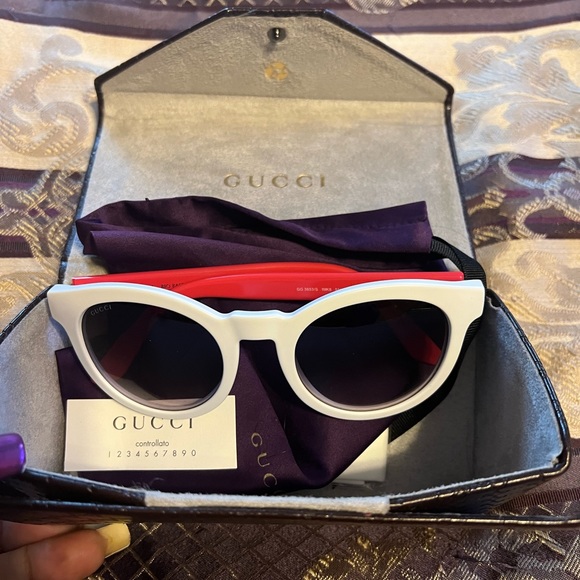 Sexy White Gucci Shades!